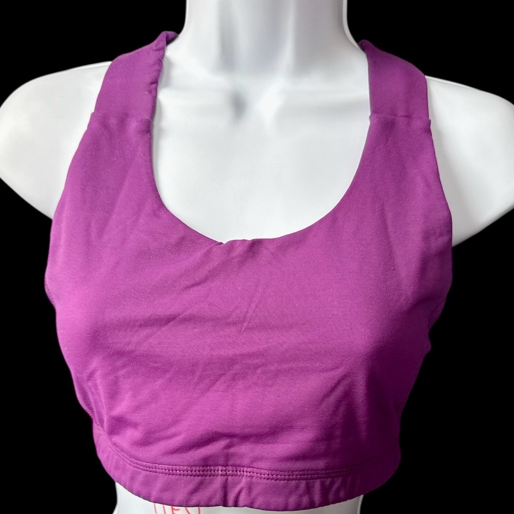 Lululemon Athletica Purple Performance Bra - Picture 2 of 5